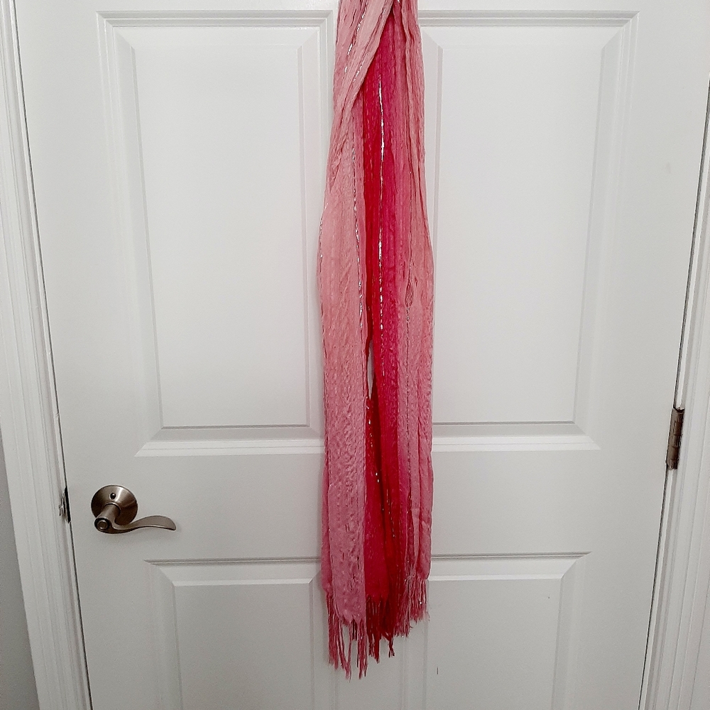Pink scarf